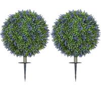lot de 2 lavandes artificielles 60 cm plantes artificielles avec protection UV plante artificielle comme une vraie avec des piquets de terre pour chambre salon bureau jardin décoration moderne |