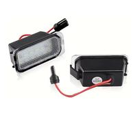 Lot de 2 LED Éclairage plaque immatriculation Compatible for Ford Kuga | Compatible for Ford Kuga, S-MAX, Mondeo MK4/MK5/MK2, Fiesta 2008-2019, Focus & Jaguar XJ (X351) 09-16, XF (X250) 07-15