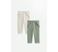 Lot De 2 Leggings Bébé En Molleton Ultra Chaud Lison Vert 36M(97CM)