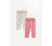 Lot De 2 Leggings Enfant Anaelle Rose 12M(74CM)
