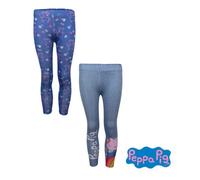 Lot de 2 Leggings enfant Fille Peppa Pig 3-5 ans
