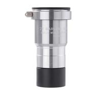 Lot de 2 lentilles de Barlow cylindriques en métal faciles à utiliser et portables pour une meilleure observation des détails cosmiques