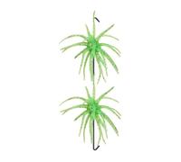 Lot de 2 leurres de pêche pour carnassiers - 6,5 cm - En TPE élastique - Design - Accessoires de pêche à la perche - Convient pour l'eau salée - Résistant morsures - Robuste