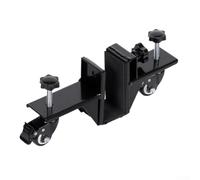 Lot de 2 lève-portes pivotants à 360° pour installation de porte robuste - Hauteur réglable jusqu'à 80 mm Outil de cadre en acier pour charpentiers