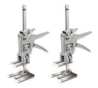 Lot de 2 leviers à main avec graduation, régulateur de hauteur pour carrelage en céramique, bras de sauvetage de laboratoire, outil de levage manuel en acier pour cric carrelage, portes, fenêtres,