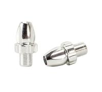 Lot de 2 leviers de frein pour VTT - 10 mm - Levier de câble - Tonneaux - Ajusteur - Écrou - Vis de réglage