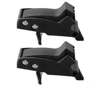 Lot de 2 leviers de rechange N087367 pour support d'outils électriques DE7023 DE7033 DE7025 DWX723 DW7231 DWX724 - Accessoires de réparation en plastique noir pour utilisation en atelier