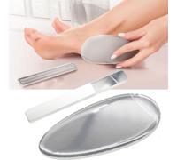 Lot de 2 limes à pied en verre pour enlever les callosités - Dites adieu aux pieds rugueux, fonctionne bien dans des conditions humides et sèches, matériau en nano-verre de haute technologie