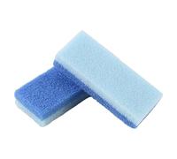 Lot de 2 limes à pieds en pierre ponce pour exfolier les callosités et les peaux mortes - Outils de pédicure lisses - Bleu