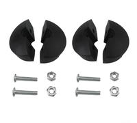 Lot de 2 limiteurs d'arrêt à billes en caoutchouc pour enrouleurs de tuyau, kit de pare-chocs réglable avec matériel, design antidérapant pour unités entraînées et rembobineuses automatiques (9,5 mm)