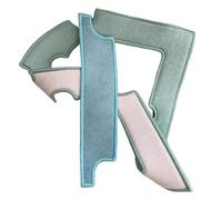 Lot de 2 lingettes de nettoyage en microfibre, compatibles avec le robot de nettoyage de vitres Cecotec Conga WinDroid 970 - Lavables et anti-rayures, avec fermeture auto-agrippante