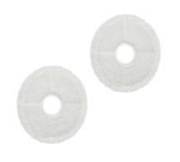 Lot De 2 Lingettes For Balai Serpillière, Compatibles Avec Les Modèles Bissell 37643/3764, Balai Serpillière Et Aspirateur Tout-en-un For Sols Durs.(White)