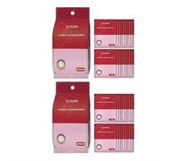 Lot de 2 lingettes humides pour enlever les taches et les vêtements - Emballage individuel - Détachant d'urgence pour vêtements, chaussures, draps de lit, café, graisse, encre et plus encore (1 paquet