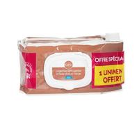 Lot De 2 Lingettes Nettoyantes À L'huile D'olive Vierge + Liniment 100 Ml Offert