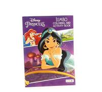 Lot de 2 livres de coloriage et d'activités Princesse Jasmine Belle Girls