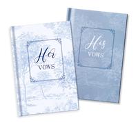 Lot de 2 livres de vœux de mariage pour elle et lui - Carnet de vœux de mariage, cérémonie, discours de promesse, journal de mariage pour mariée et marié, cadeaux souvenirs essentiels, 48 pages, 15 x