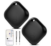Lot de 2 localisateurs de clés intelligents pour Android, compatibles avec Google Find My Device (Android Uniquement), traqueur Bluetooth pour valises, Sacs à Dos, Portefeuilles