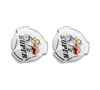 Lot de 2 logos Griffin personnalisés avec super lettres pour calandre avant de camion Scania 1401610 (blanc)