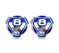 Lot de 2 logos Griffin personnalisés V8 pour calandre avant de camion Scania 1401610 (bleu)
