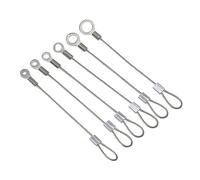 Lot de 2 Longes de câble en Acier Inoxydable de 1,5 mm avec œillet de Poisson, Longueur de 0,3 à 3 m(30CM)