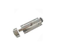 Lot de 2 loquets à ressort automatiques, pratiques de 7,6 cm, en alliage de zinc pour portes, armoires, fenêtres, meubles