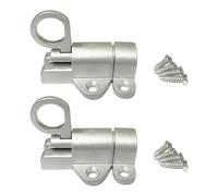 Lot de 2 loquets à ressort en alliage d'aluminium pour porte de fenêtre, porte de sécurité, anneaux de traction à ressort
