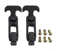 Lot de 2 loquets de poignée en T en caoutchouc avec vis de montage pour boîte à outils, refroidisseur, chariot, équipement de construction, capot de machine agricole, boîtier de véhicule tout-terrain