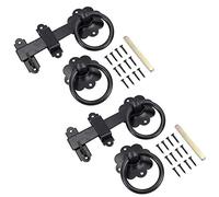 Lot de 2 loquets de portail à anneaux torsadés très résistants 150 mm