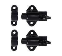 Lot de 2 loquets de porte à ressort en alliage d'aluminium Bounce Loquet de porte Serrure de sécurité Fenêtre Poignée à ressort Bounce de porte