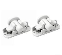 Lot de 2 loquets de porte de camping-car, verrous de tiroir amovibles, butée de sécurité robuste PA66 avec capuchon pour armoires et tiroirs de camping-car