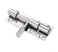 Lot de 2 loquets de porte en acier inoxydable 304 robustes pour améliorer la sécurité de la maison, l'intimité et l'installation simple à faire soi-même bidirectionnelle pour motif (1)