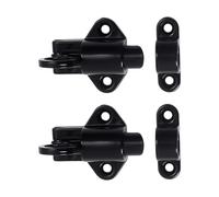 Lot de 2 loquets de porte en alliage d'aluminium avec ressort pour porte et fenêtre