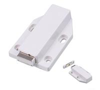 Lot de 2 loquets de porte en plastique et métal pour mécanisme de libération tactile, fonctionnement silencieux et fluide