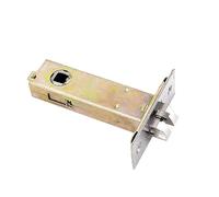 Lot de 2 loquets de porte invisibles en acier inoxydable pour une utilisation avec poignées de porte à levier (fourchette, 70 mm)