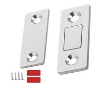 Lot de 2 loquets de porte magnétiques solides pour armoire, armoire et tiroir Design en métal