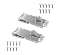 Lot de 2 loquets de porte polyvalents en acier inoxydable pour abri de jardin - Convient pour diverses portes