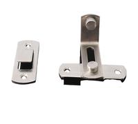 Lot de 2 loquets de porte solides pour portes coulissantes, granges, clôtures pour animaux domestiques contre les cambriolages