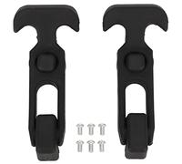 Lot de 2 loquets de réfrigérateur avec poignée en T flexible, loquet en caoutchouc pour réfrigérateur, bateau, boîte à outils, SUV, voiture, amortissement des vibrations,