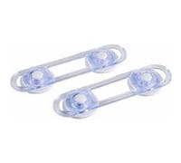 Lot de 2 Loquets de Sécurité "Multifonction" 14cm Transparent Transparent