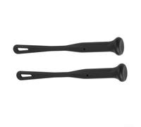 Lot de 2 loquets de siège arrière de voiture 1H0885683 pour Seat A1 Ibiza - Kit de réparation de mécanisme de déverrouillage lisse noir