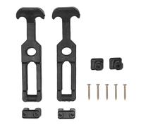 Lot de 2 loquets flexibles en caoutchouc avec poignée en T, loquet de tirage robuste, absorption des vibrations, boîte à outils, refroidisseur, capot de machine d'ingénierie,