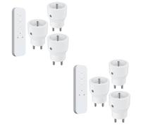(Lot de 2) Lot de 3 prises intérieures 2300W télécommandées + Télécommande 3 cannaux