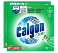 Lot de 2 Lots de 17 Tablettes Pastilles Anticalcaire Nettoyant Lave-Linge Hygiène Plus