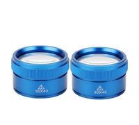 Lot de 2 loupes de bijoutier grossissantes 30x portables - Mini loupes à main pour identification d'antiquités - Bijoux timbres