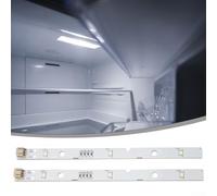 Lot de 2 lumières LED compatibles pour réfrigérateur Hisense, blanc froid 10 000 K ~ 12 000 K