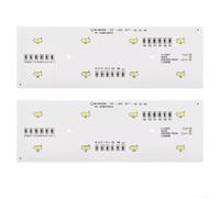 Lot de 2 lumières LED pour réfrigérateur Haier BCD-625WDGEU1, pièce de rechange 064001902A/3A, éclairage intérieur lumineux économe en énergie (064001902A)