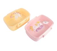 Lot de 2 lunch box La plage des licornes