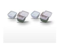 Lot de 2 lunchbox 500ml avec 2 ustensiles de cuisine Fackelmann Storage Beige|Bleu|Vert