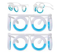 Lot de 2 lunettes intelligentes anti-mal des transports pour adultes - Lunettes intelligentes contre le mal des transports - Lunettes anti-nausées - Lunettes anti-vertige sans lentille - Pour adultes