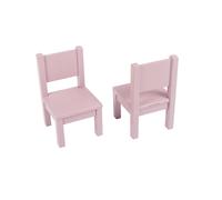 Lot de 2 ma première chaise enfant montessori mauve bruyère 1-4 ans mauve bruyère TU